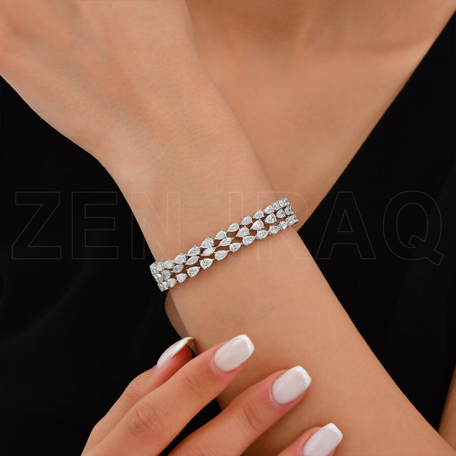 15.16 ct.Design Diamond Bracelet - 2