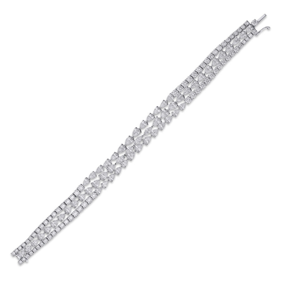 15.16 ct.Design Diamond Bracelet - 1