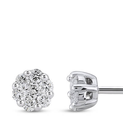 0.27 ct.Reina Diamond Earrings - 2