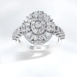 1.57 ct.Design Diamond Ring - 1