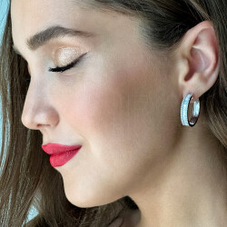 1.60 ct.Baguette Diamond Earrings - 2