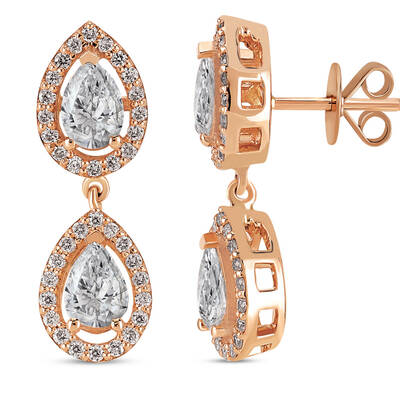 1.24 ct.Diamond Earring - 2