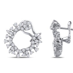 1.66 ct.Diamond Earrings - 2