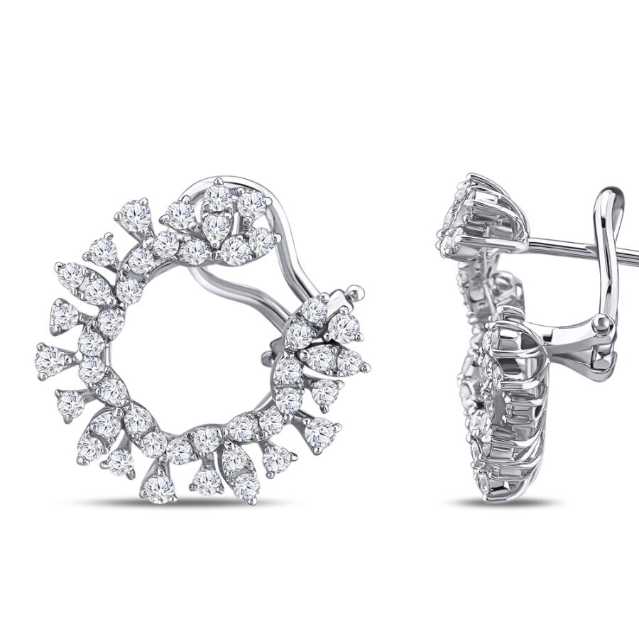 1.66 ct.Diamond Earrings - 2