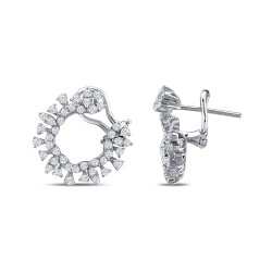 1.66 ct.Diamond Earrings - 1