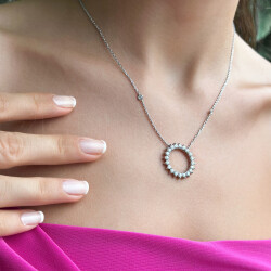1.66 Carat Diamond Pendant - 1