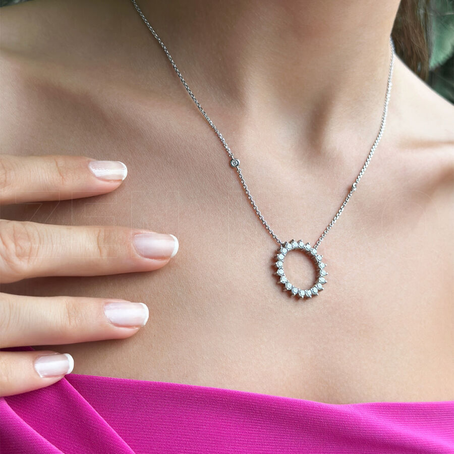 1.66 Carat Diamond Pendant - 1