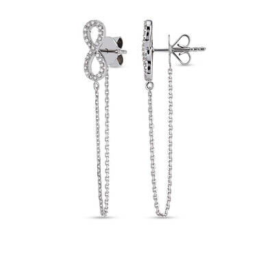 0.13 ct.Energy Eternity Diamond Earrings - 1