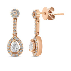 0.51 ct.Diamond Earring - 1