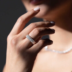 1.67 ct.Eternity Baguette Diamond Ring - 2