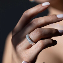 1.67 ct.Eternity Baguette Diamond Ring - 3
