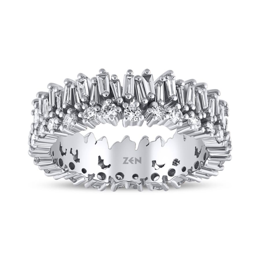 1.67 ct.Eternity Baguette Diamond Ring - 1