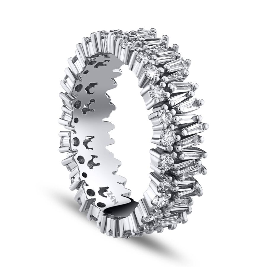 1.67 ct.Eternity Baguette Diamond Ring - 4