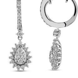 0.92 ct.Diamond Earring - 2