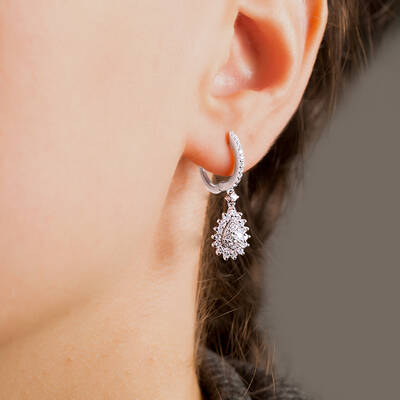 0.92 ct.Diamond Earring - 3