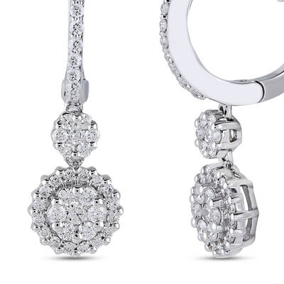 0.68 ct.Diamond Earring - 2