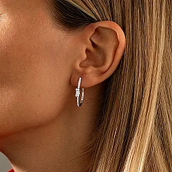 0.43 ct.Diamond Earrings - 2