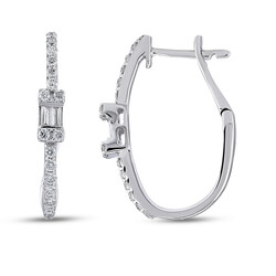 0.43 ct.Diamond Earrings - 1