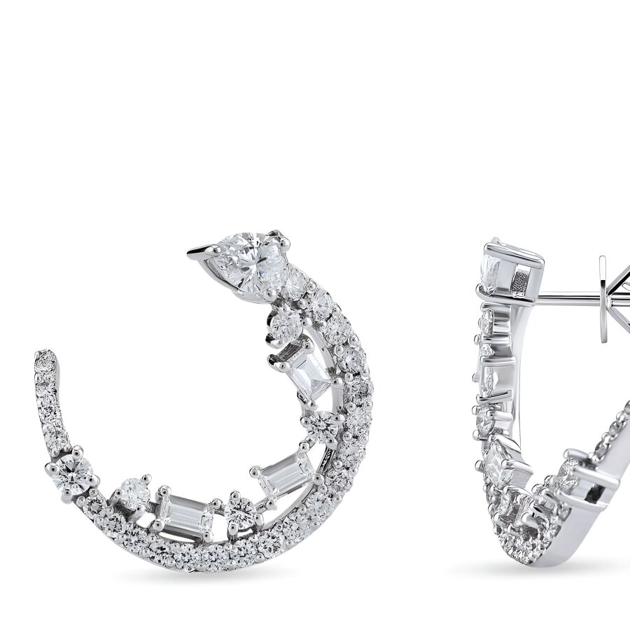1.55 ct.Diamond Earring - 4