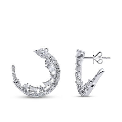 1.55 ct.Diamond Earring - 1