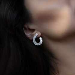 2.13 ct.Diamond Earring - 5