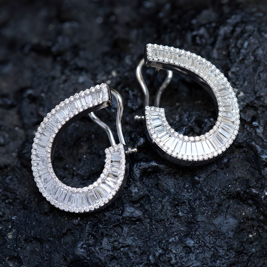 2.13 ct.Diamond Earring - 2