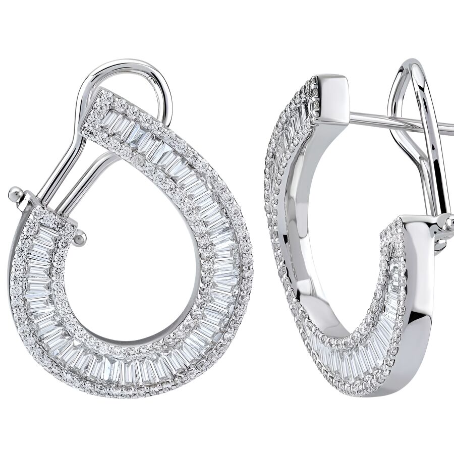 2.13 ct.Diamond Earring - 6