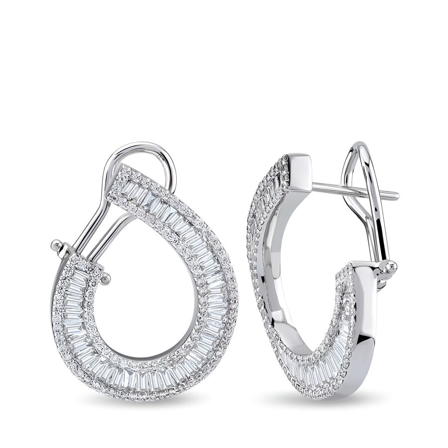 2.13 ct.Diamond Earring - 1