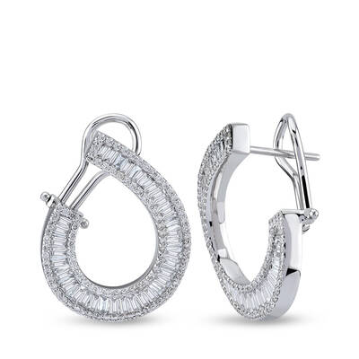 2.13 ct.Diamond Earring - 1