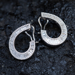 2.13 ct.Diamond Earring - 3