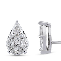 0.87 ct.Diamond Earring - 2