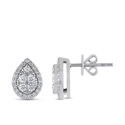 0.65 ct.Diamond Earrings - 1