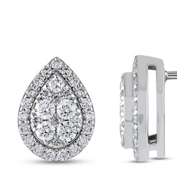 0.65 ct.Diamond Earrings - 2