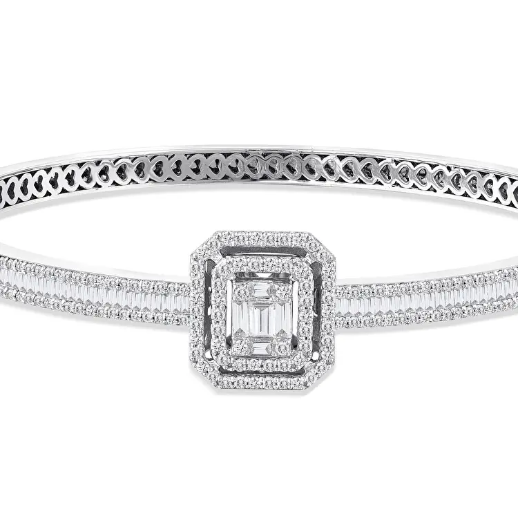 1.75 ct.Baguette Diamond Bracelet - 2