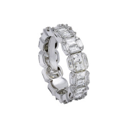 1.75 ct.Eternity Baguette Diamond Ring - 1