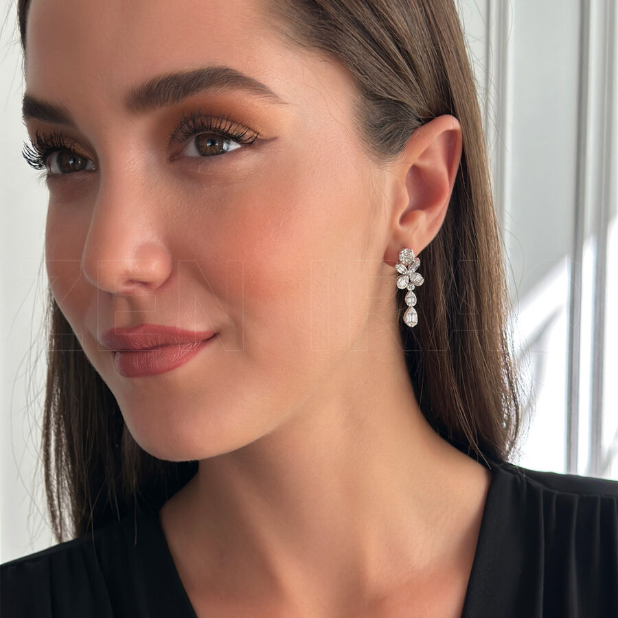 1.77 ct.Diamond Earrings - 1