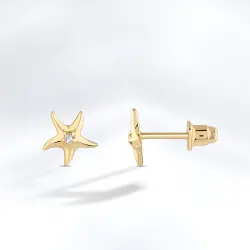 0.02 ct.Diamond Kids Earring - 1