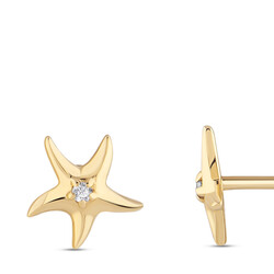 0.02 ct.Diamond Kids Earring - 3