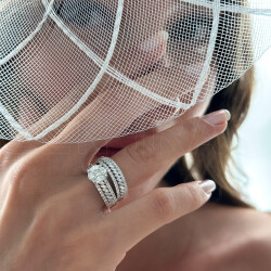 خاتم تونز مرصع بالألماس 1,79 قراط - 2