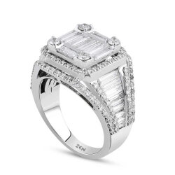 1.89 ct.Baguette Diamond Ring - 4
