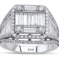 1.89 ct.Baguette Diamond Ring - 3