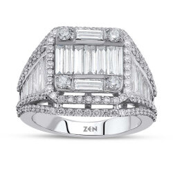 1.89 ct.Baguette Diamond Ring - Zen Diamond
