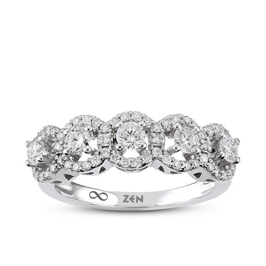 0.75 ct.Fivestone Diamond Ring - 1