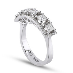 1.20 ct.Fivestone Diamond Ring - 3