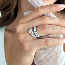 خاتم تونز مرصع بالألماس 1,90 قراط - Zen Diamond