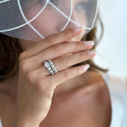 خاتم تونز مرصع بالألماس 1,90 قراط - 2