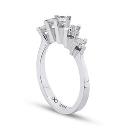 0.50 ct.Royal Fivestone Diamond Ring - 3