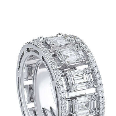 2.35 ct.Baguette Diamond Ring - 4