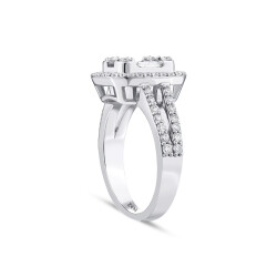 0.86 ct.Baguette Diamond Ring - 4