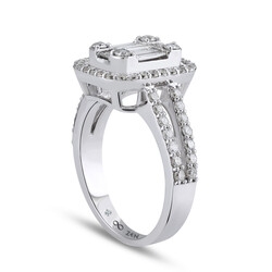 0.86 ct.Baguette Diamond Ring - 3